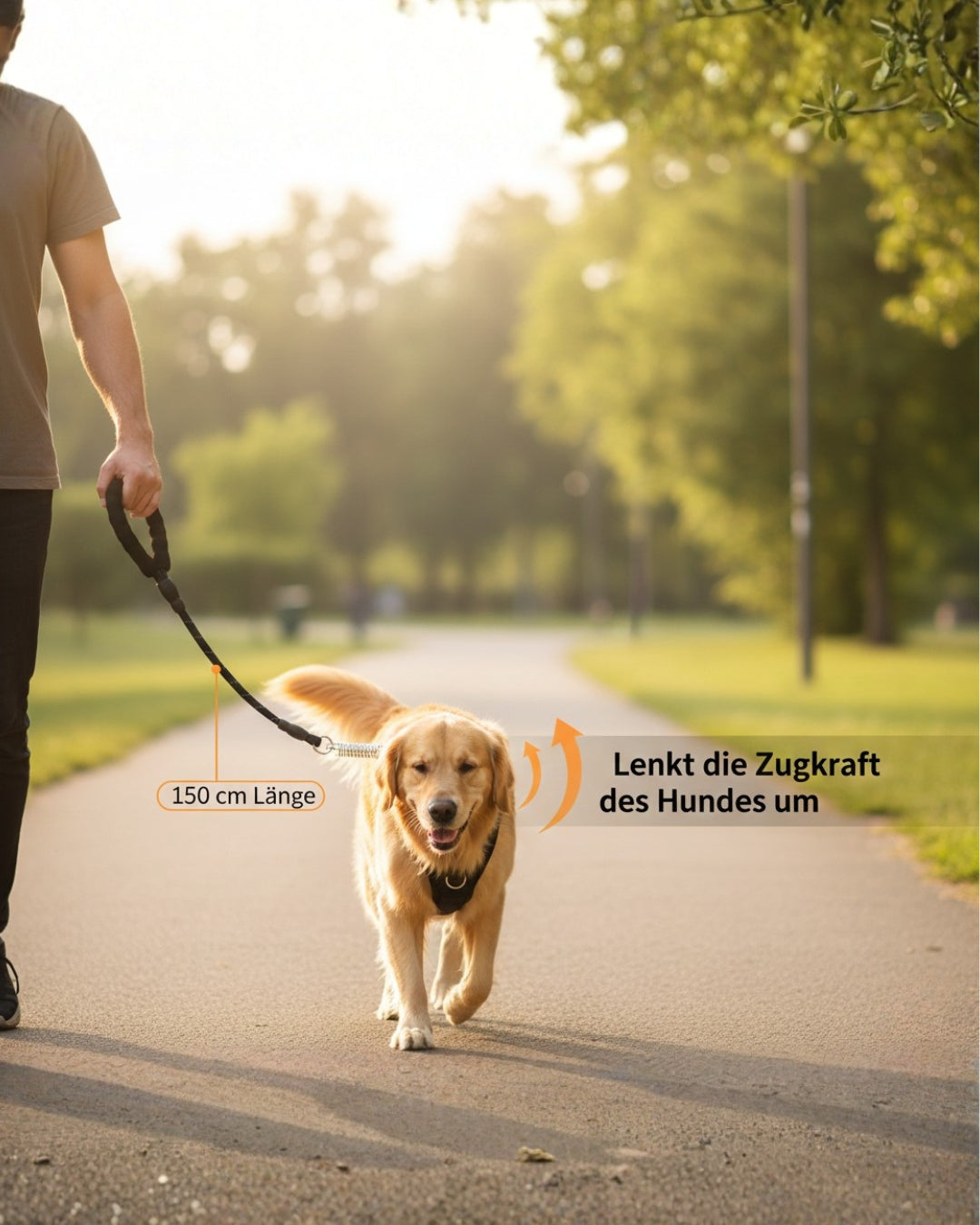 Anti-Zug Leine